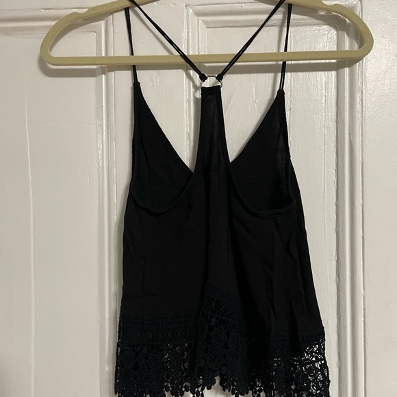Black Flowy tank Ecote Urban Outfitters - Picture 3 of 4